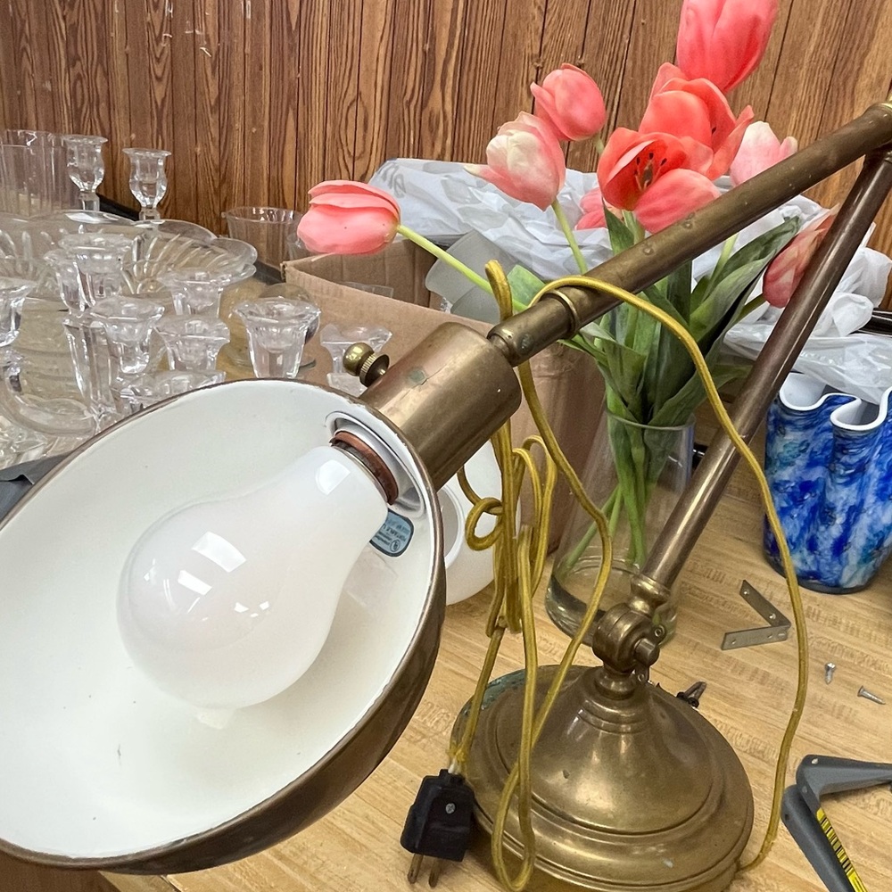 Rare antique style desk lamp